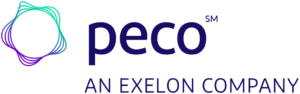 peco: AN EXELON COMPANY logo